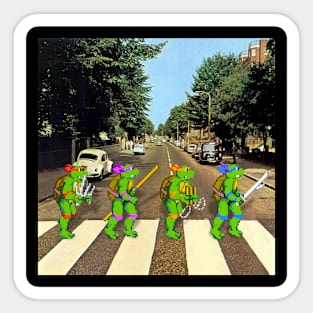 Abbey Road Ninja Turtles Sticker